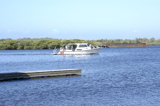 "Another Time" Heads Out of the Lagoon.