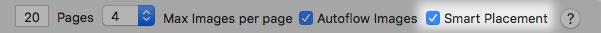 Screenshot of Smart Placement Option
