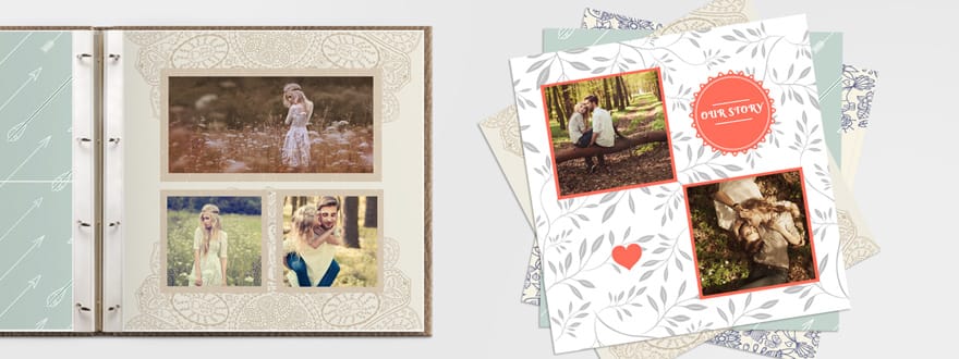 Scrapbook with Matted Photos : No Time To Craft