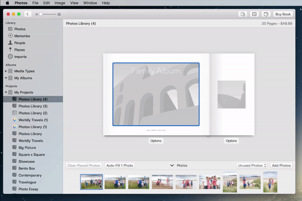 How to create a photo book in Apple Photos for Mac