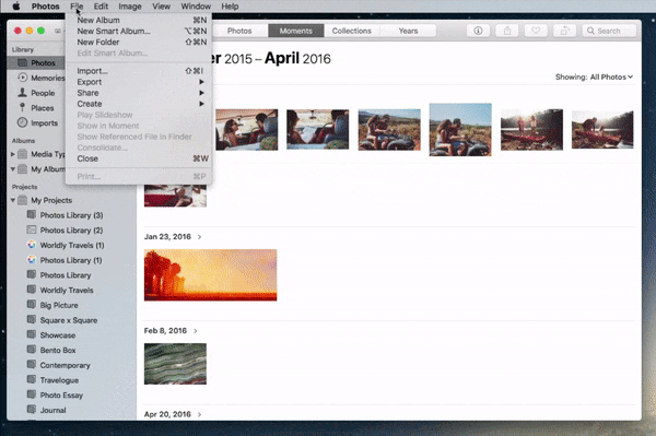 Create and work with albums in Photos on Mac - Apple Support