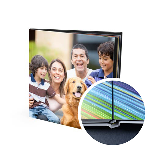 10x10 Layflat Hardcover with Hinged Velvet 180 Photo Paper